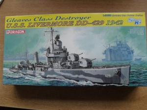 DRAGON 1/350 1027 USS LIVERMORE DD-428 1942